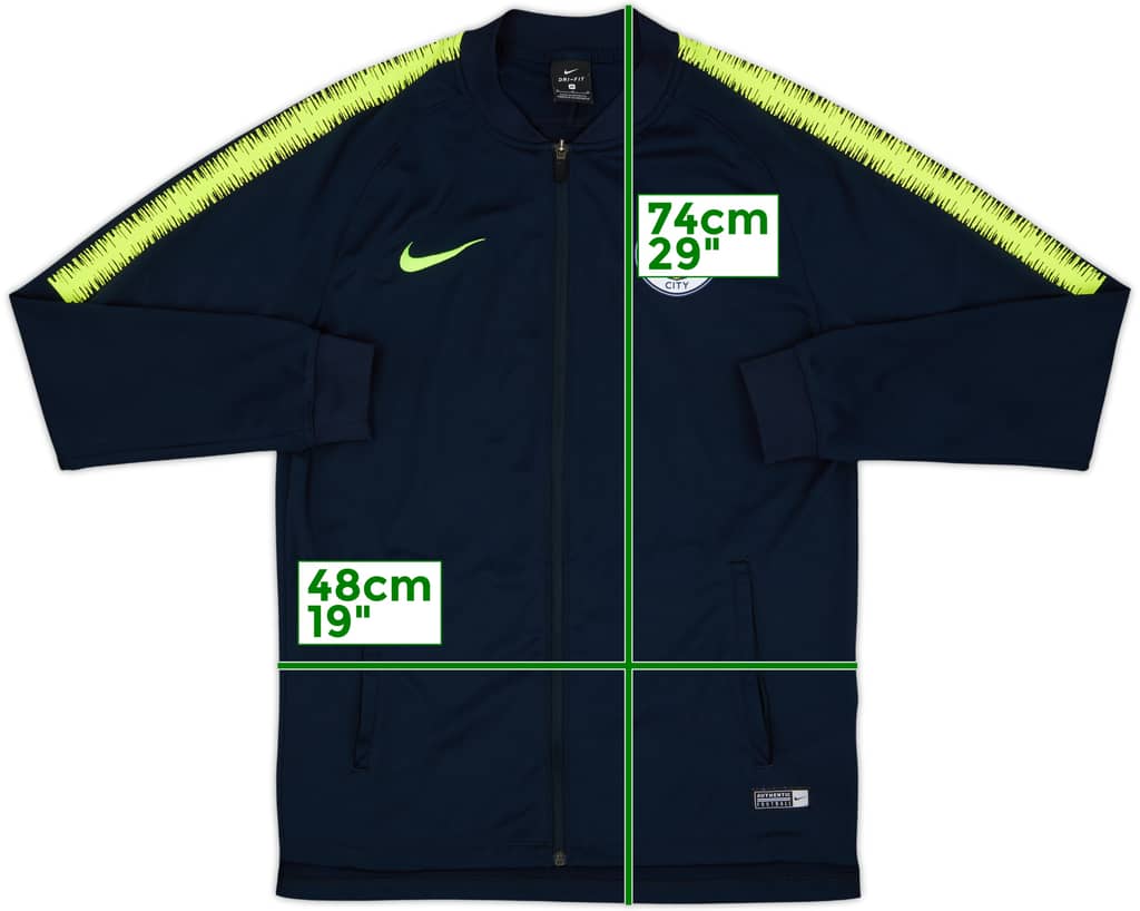 2018-19 Manchester City Nike Track Jacket - 8/10 - (M)