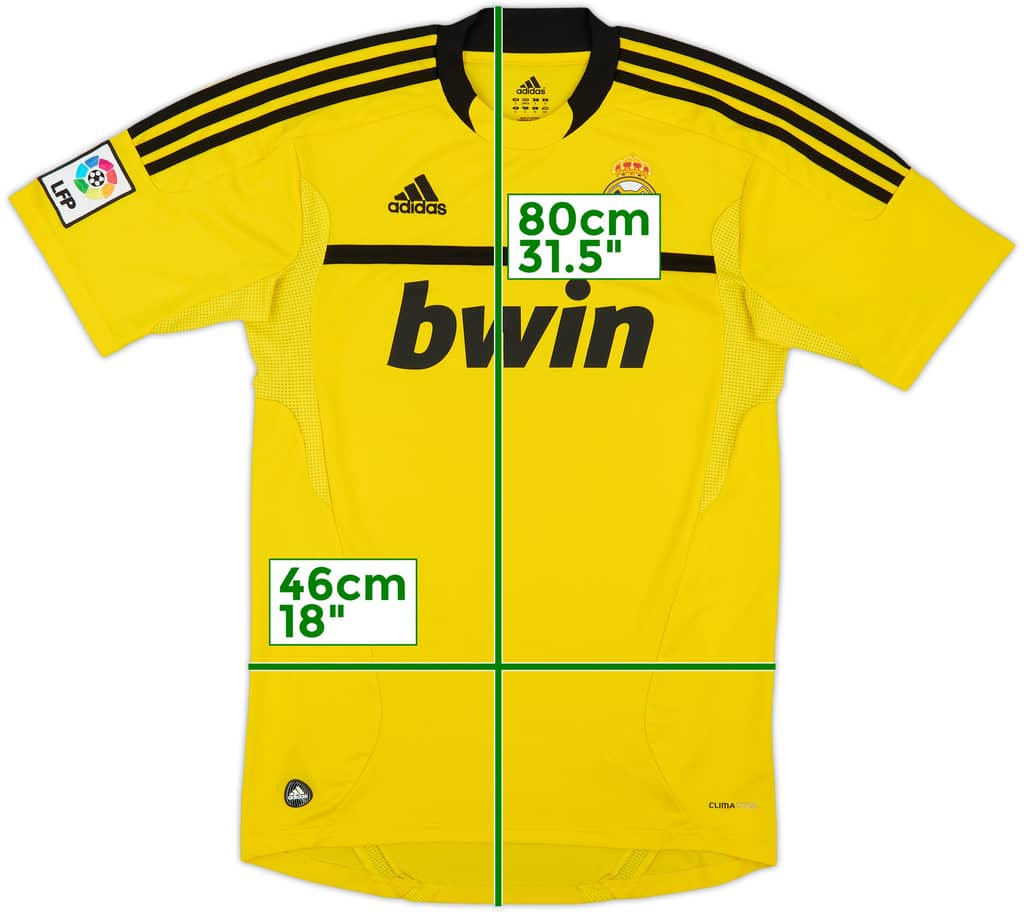 2011-12 Real Madrid GK S/S Shirt - 8/10 - (S)