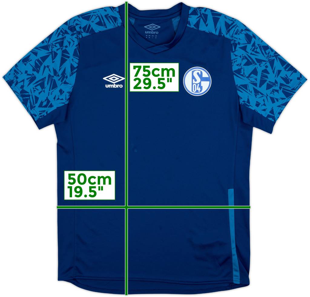 2020-21 Schalke Umbro Training Shirt - 7/10 - (M)