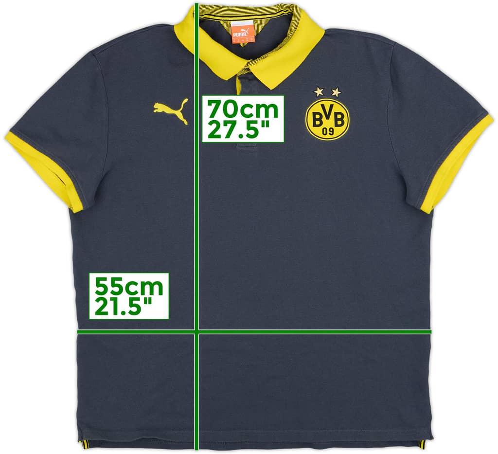 2014-15 Borussia Dortmund Puma Polo Shirt - 8/10 - (XL)