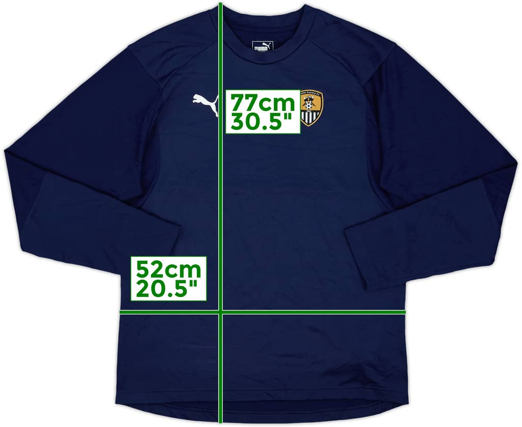 2017-18 Notts County Puma Sweat Top - 8/10 - (L)
