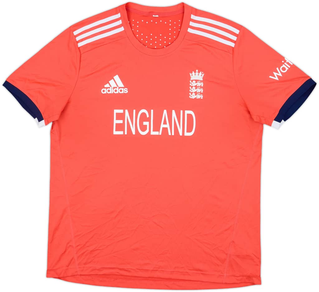 2016-17 England Cricket Shirt - 8/10 - (XXL)