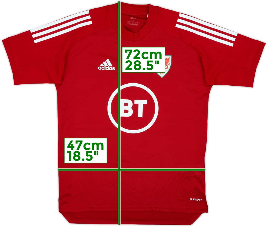 2020-21 Wales adidas Training Shirt - 10/10 - (S)