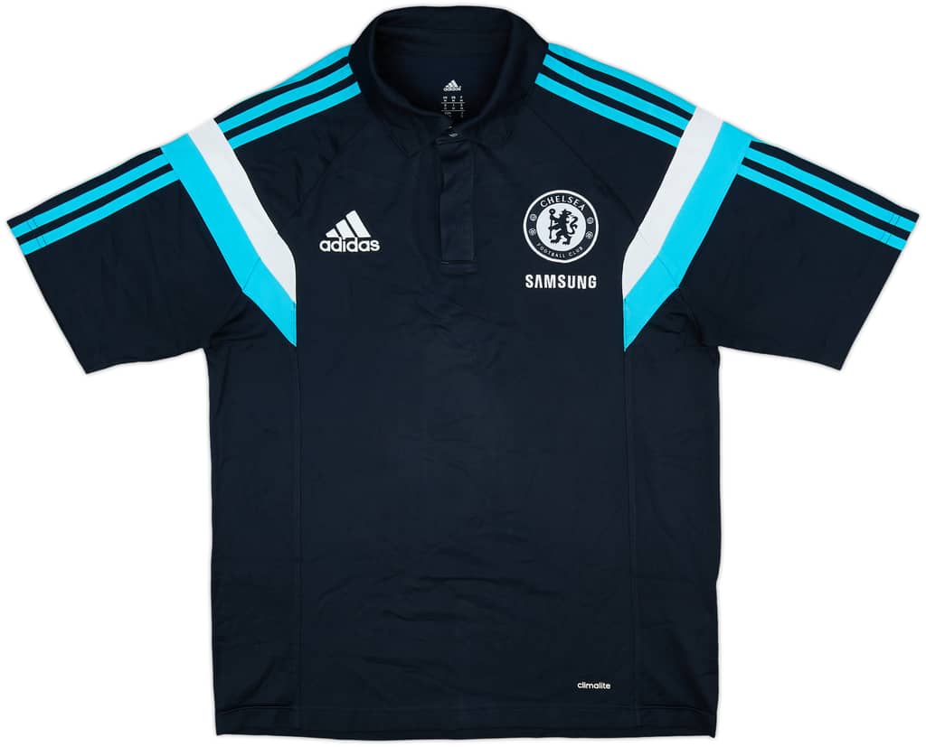2014-15 Chelsea adidas Polo Shirt - 9/10 - (M)