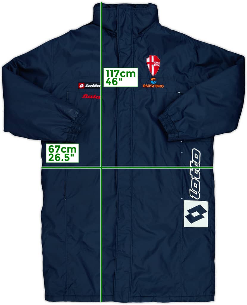 2008-09 Padova Lotto Padded Bench Coat - 8/10 - (XL)