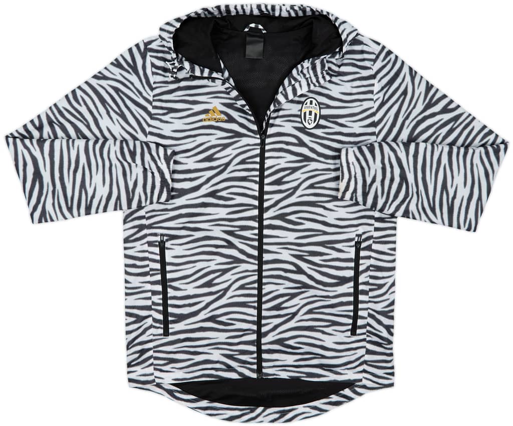 2016-17 Juventus adidas Hooded Track Jacket - 9/10 - (M)