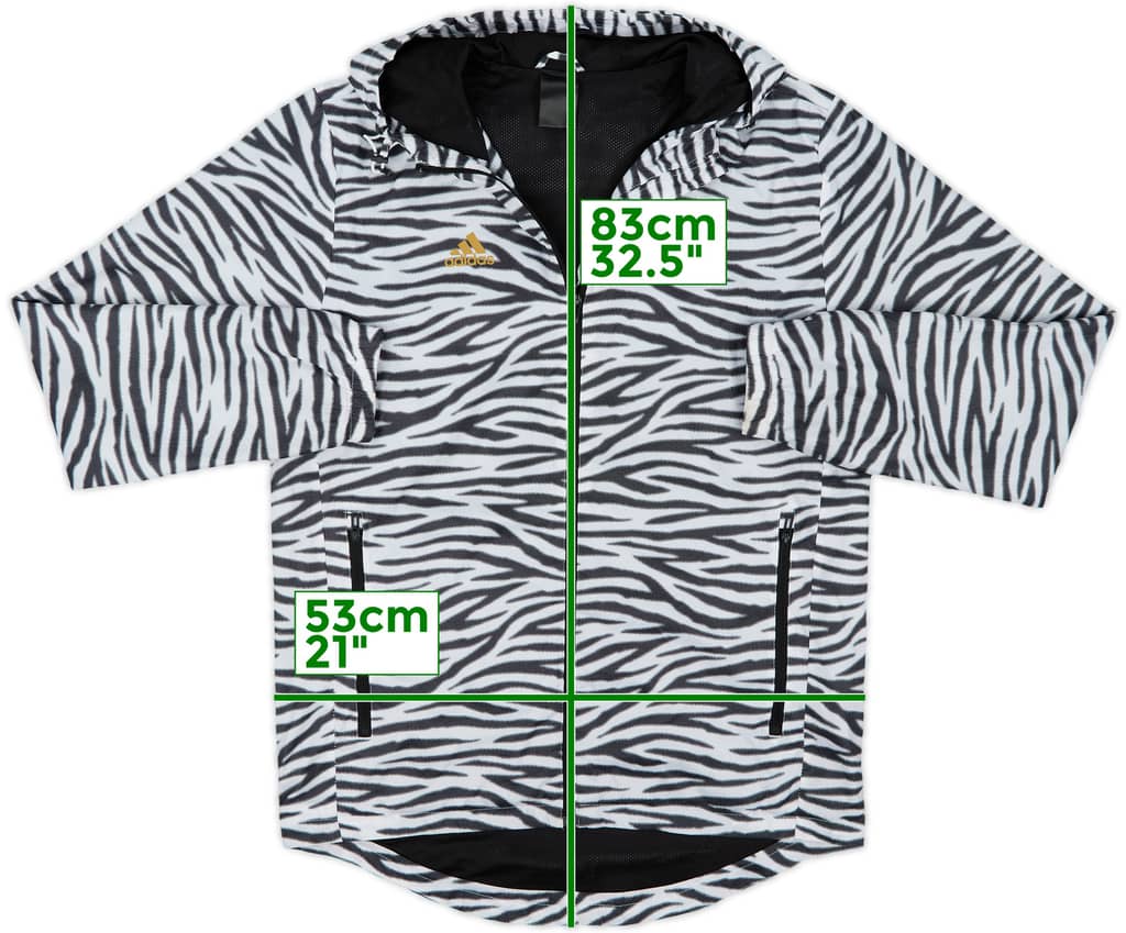 2016-17 Juventus adidas Hooded Track Jacket - 9/10 - (M)