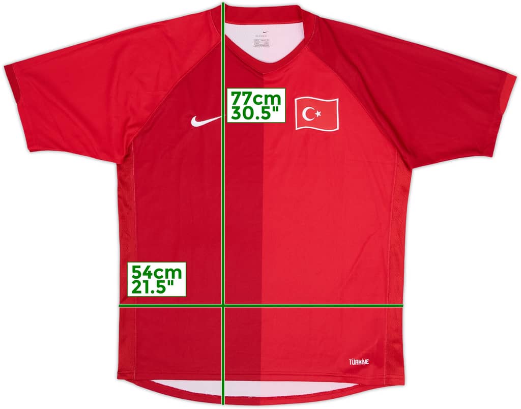 2006-08 Turkey Home Shirt - 10/10 - (M)