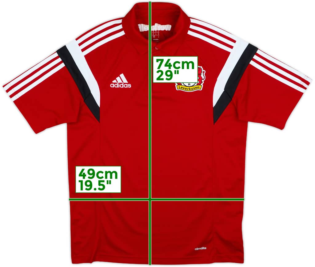 2014-15 Bayer Leverkusen adidas Polo Shirt - 10/10 - (M)