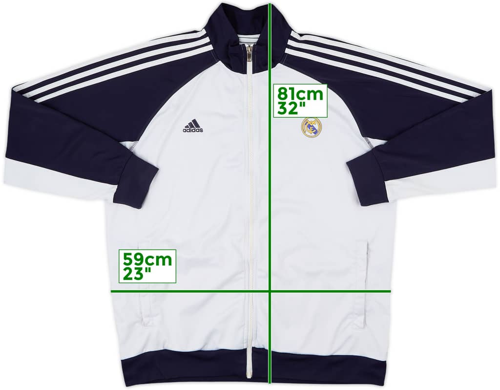 2012-13 Real Madrid adidas Track Jacket - 7/10 - (XL)