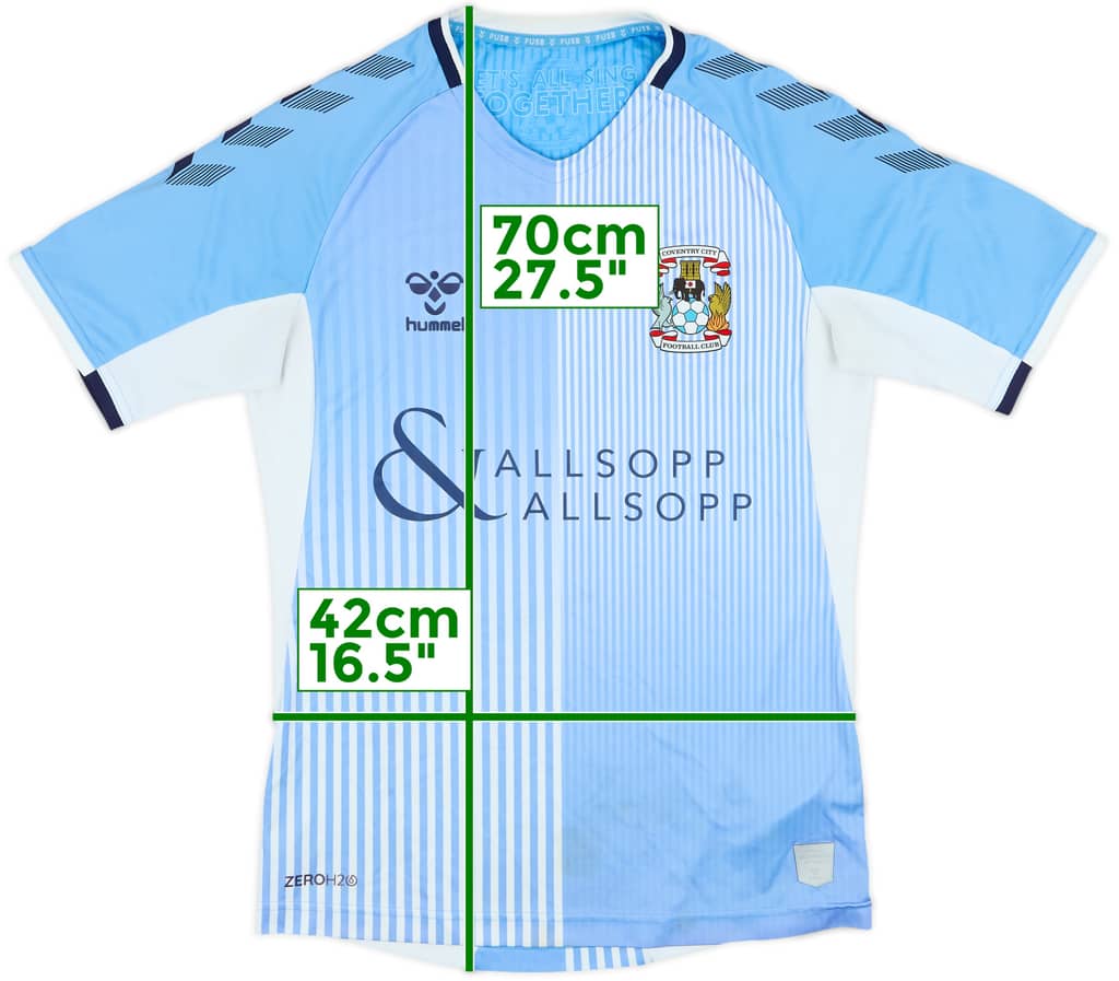 2019-20 Coventry Home Shirt - 7/10 - (XL.Boys)