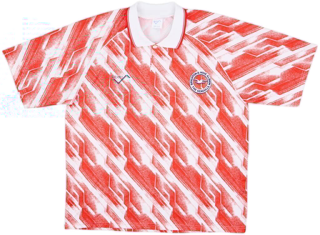 1991-93 Brighton Away Shirt - 4/10 - (L/XL)