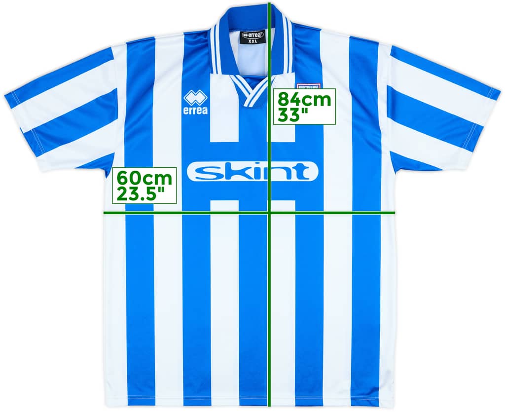 1999-00 Brighton Home Shirt - 9/10 - (XXL)