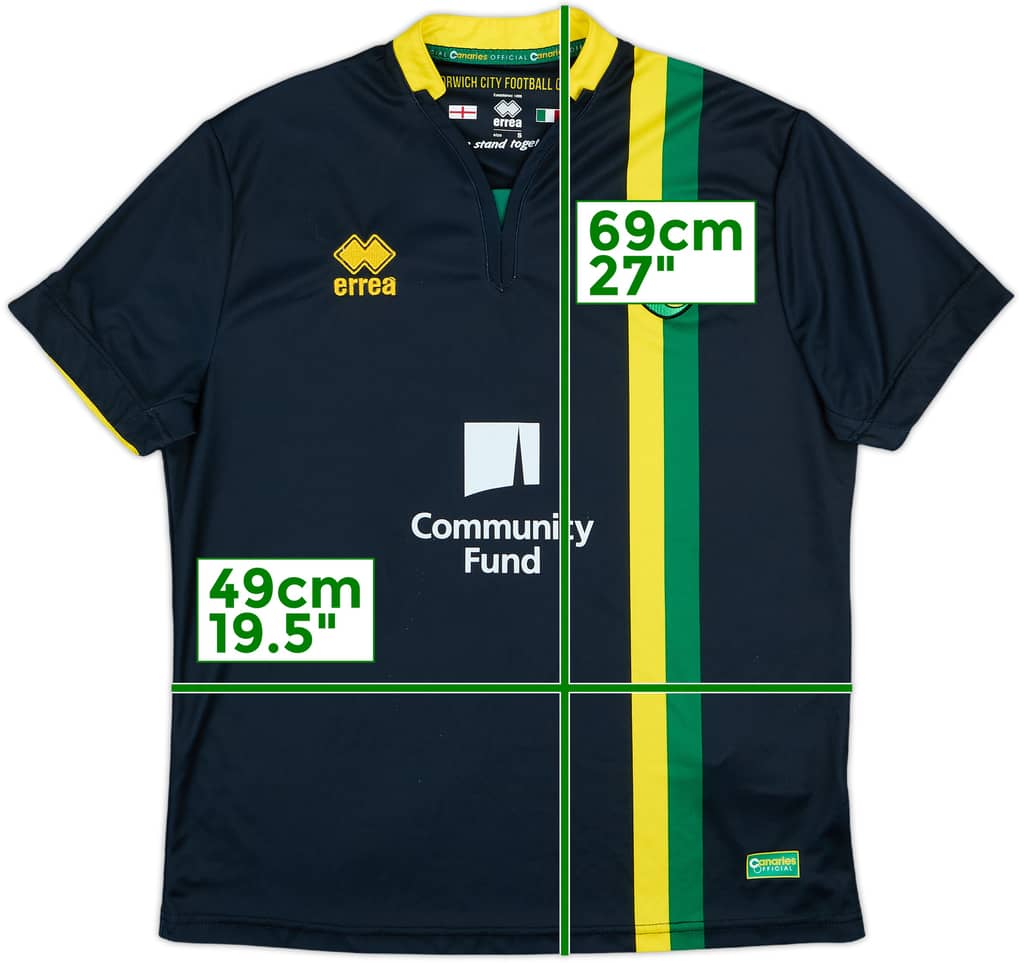 2016-17 Norwich Away Shirt - 7/10 - (S)
