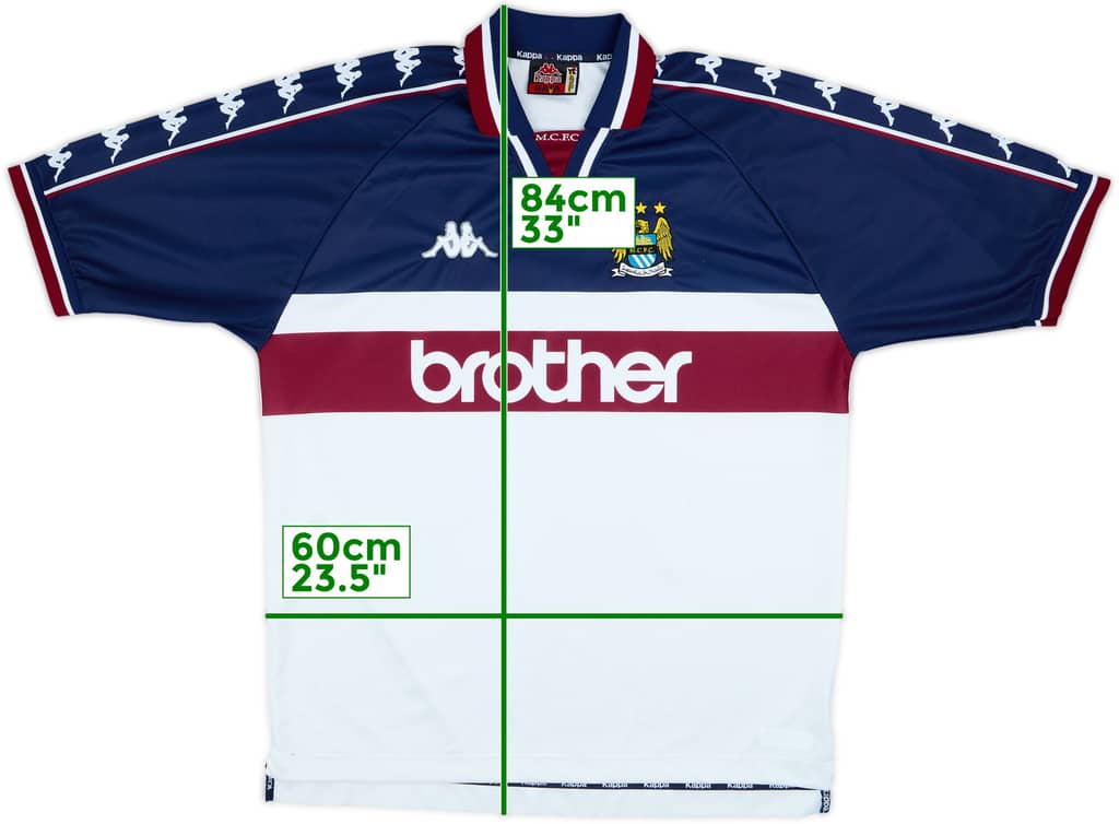 1997-98 Manchester City Away Shirt - 8/10 - (XL)