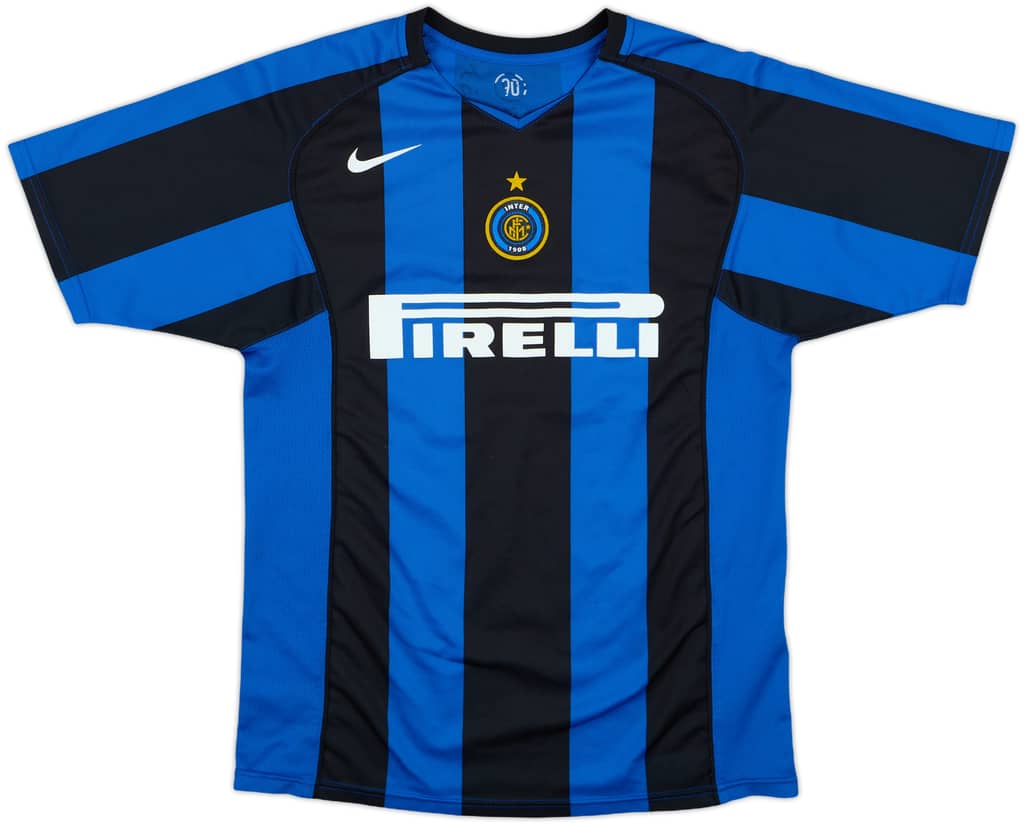 2004-05 Inter Milan Basic Home Shirt - 7/10 - (XL.Boys)