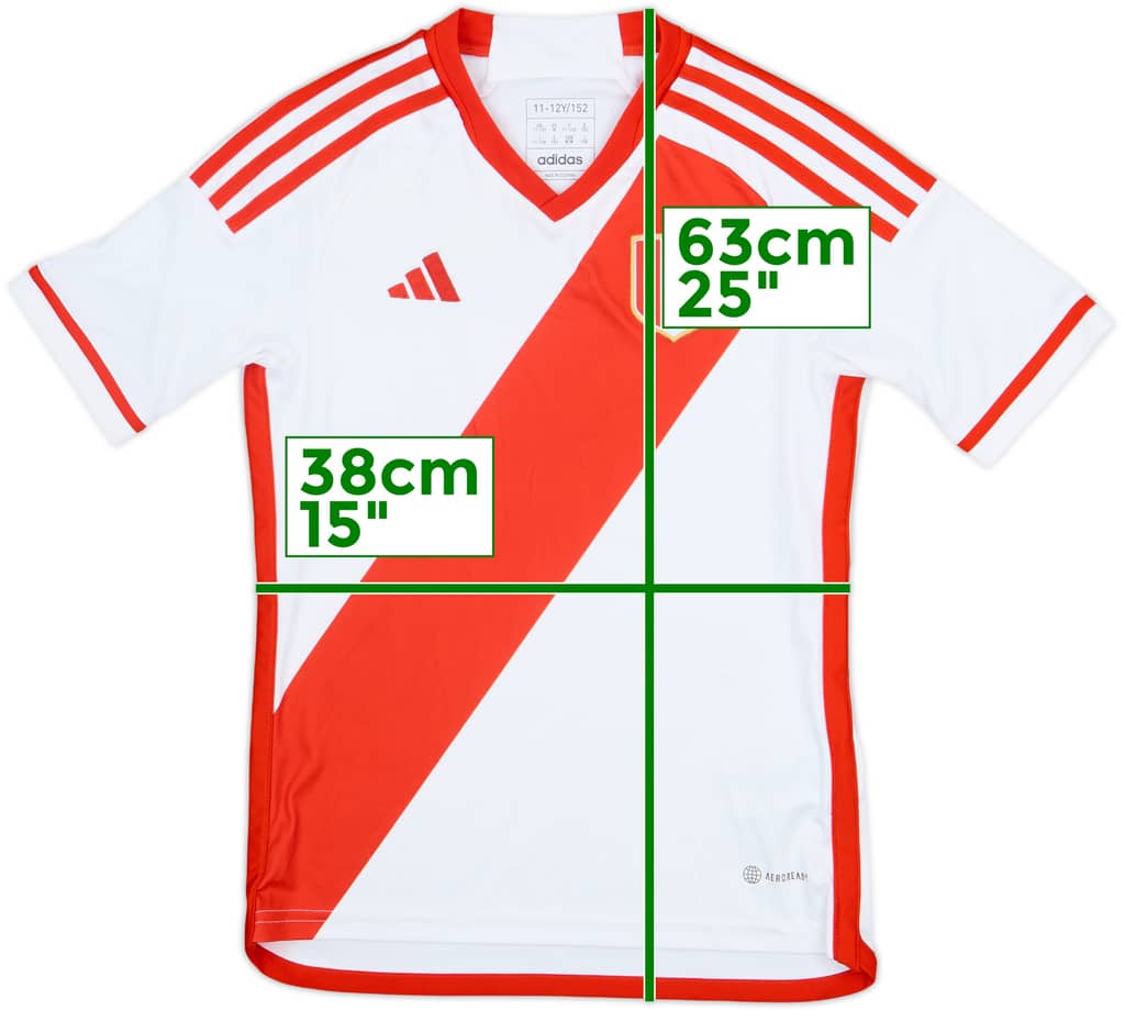 2023 Peru Home Shirt - 6/10 - (M.Boys)