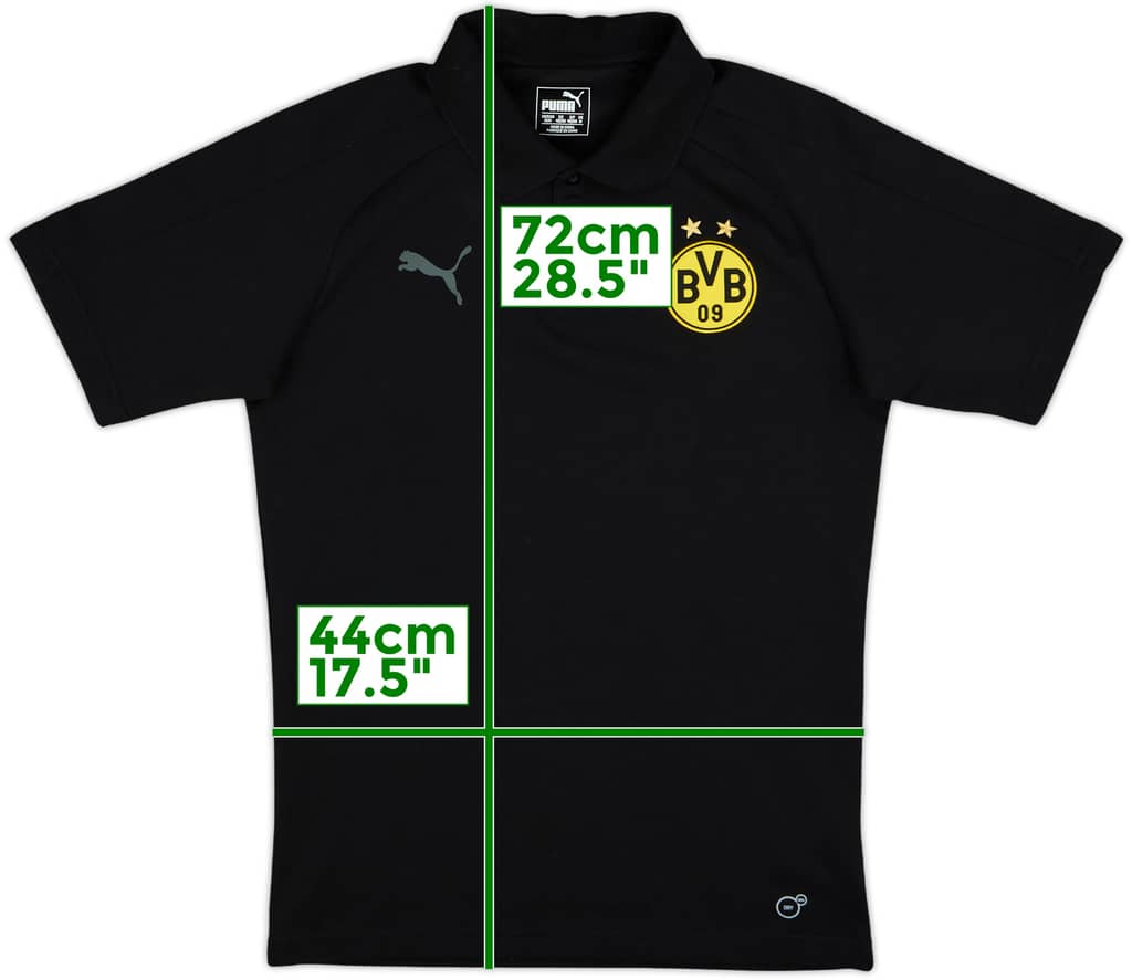 2017-18 Borussia Dortmund Puma Polo Shirt - 8/10 - (M)