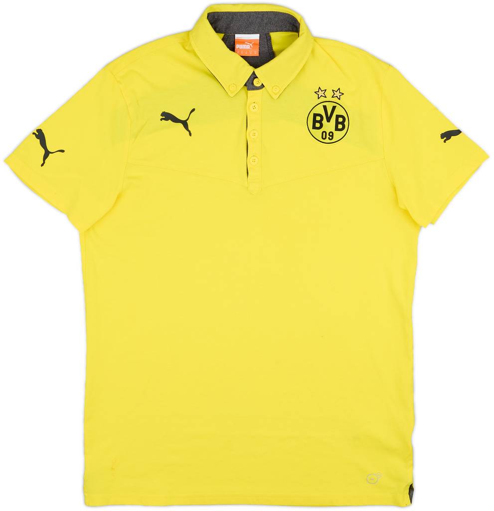 2013-14 Borussia Dortmund Puma Polo Shirt - 8/10 - (M)