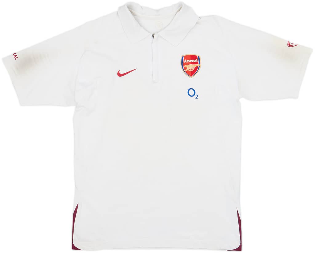 2004-05 Arsenal Nike 1/4 Zip Polo Shirt - 5/10 - (L)
