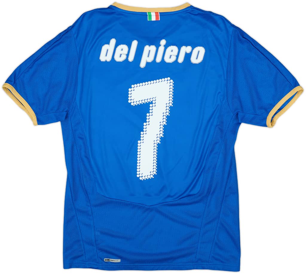 2007-08 Italy Home Shirt Del Piero #7