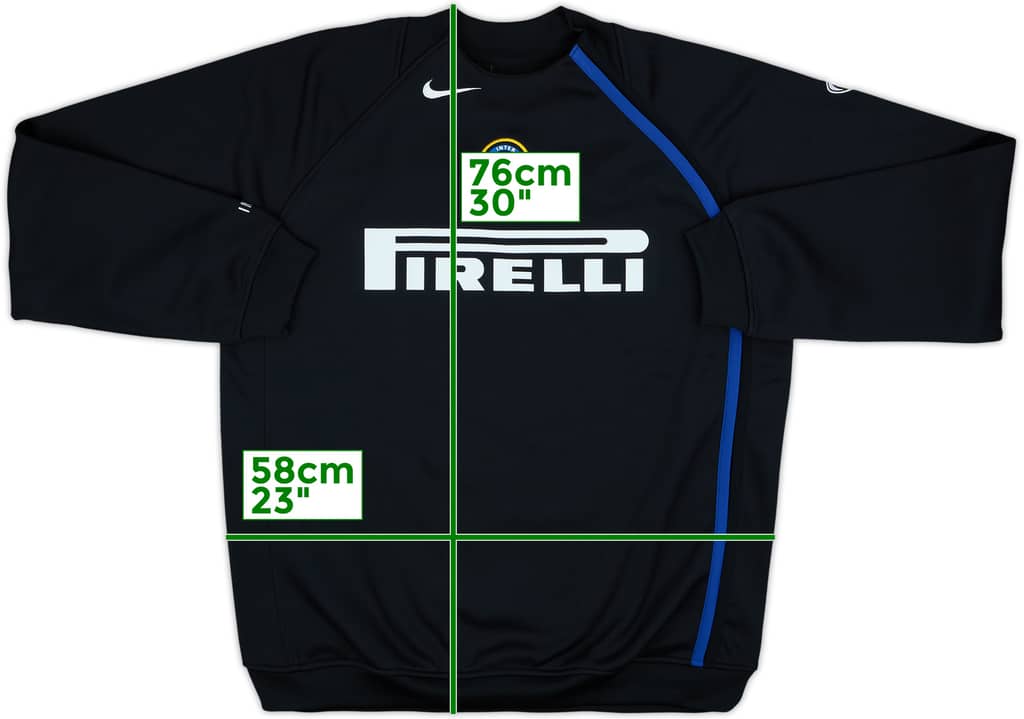 2004-05 Inter Milan Nike Sweat Top - 9/10 - (L)