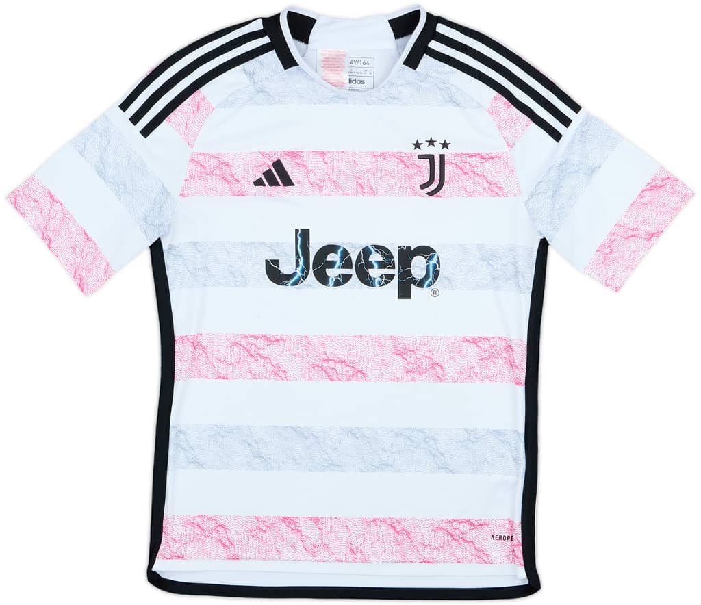 2023-24 Juventus Away Shirt - 7/10 - (L.Boys)