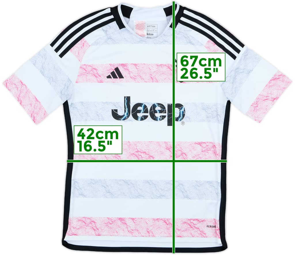 2023-24 Juventus Away Shirt - 7/10 - (L.Boys)