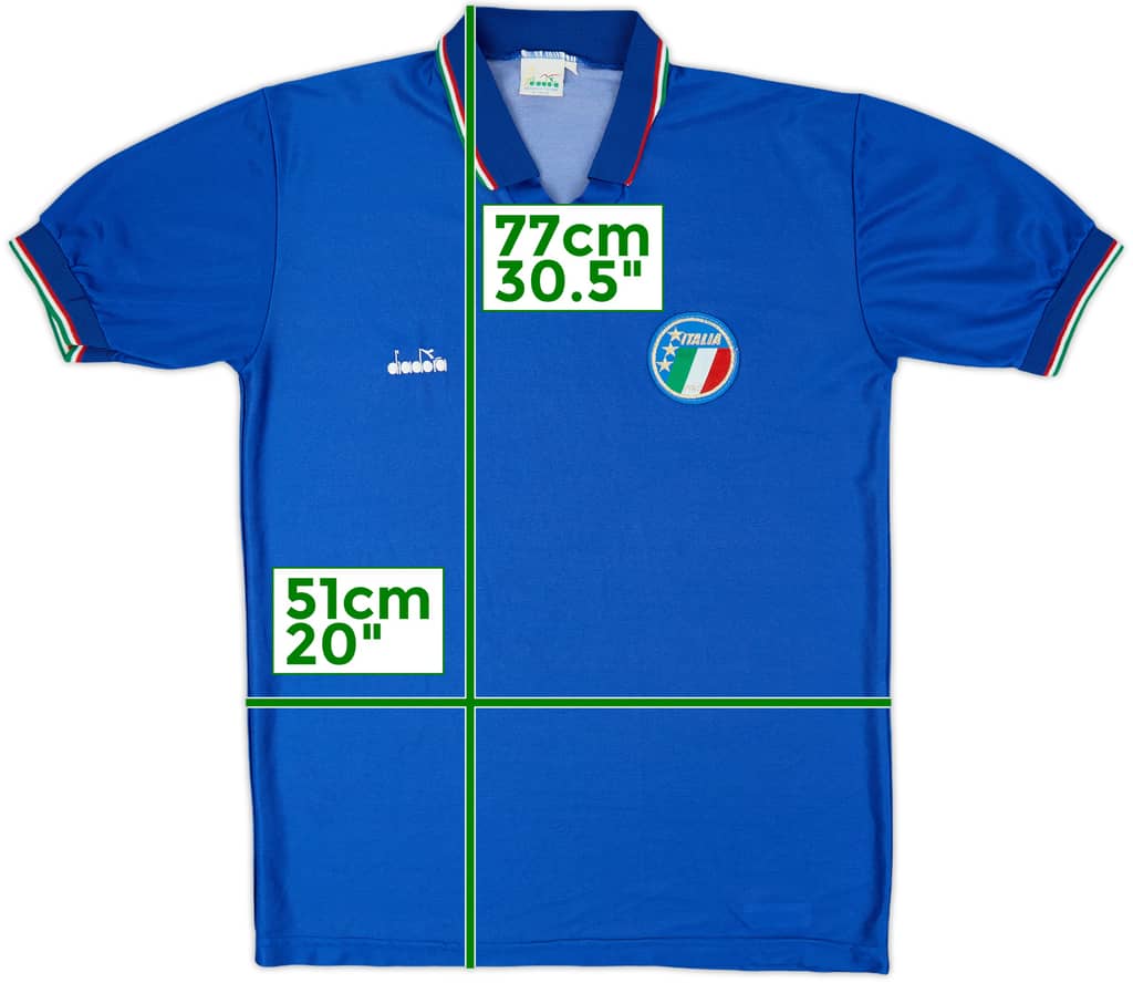 1986-91 Italy Home Shirt - 10/10 - (L)