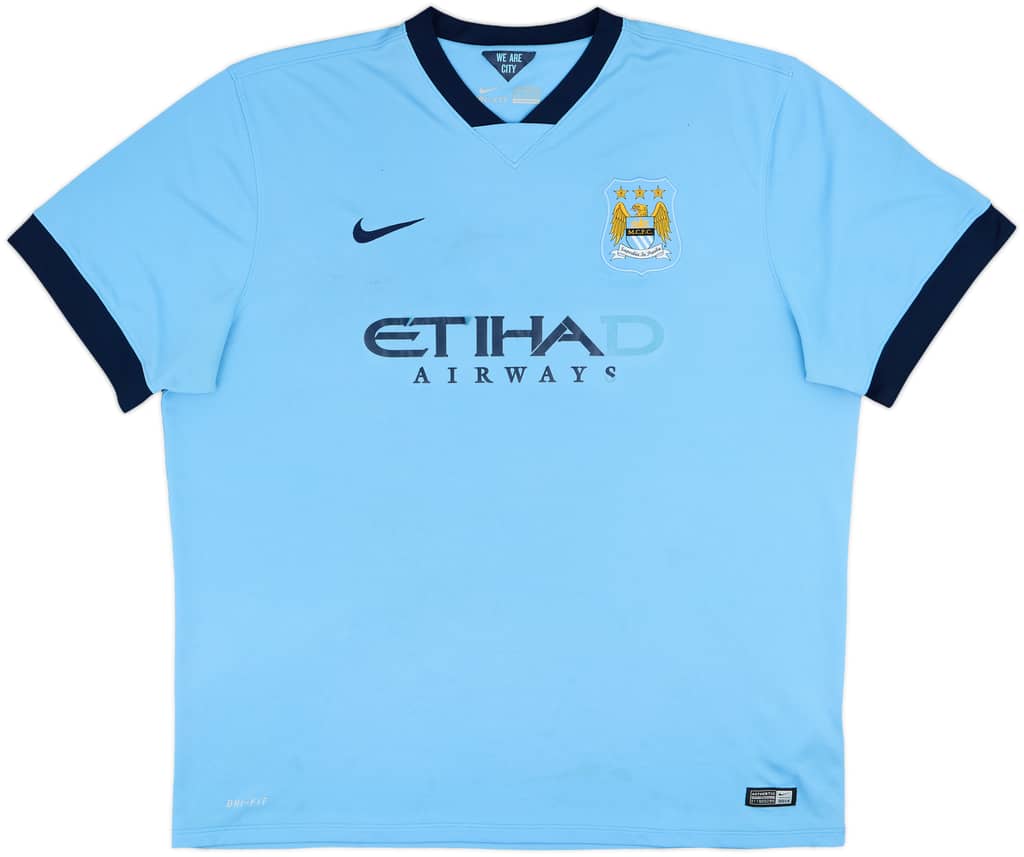 2014-15 Manchester City Home Shirt - 4/10 - (3XL)