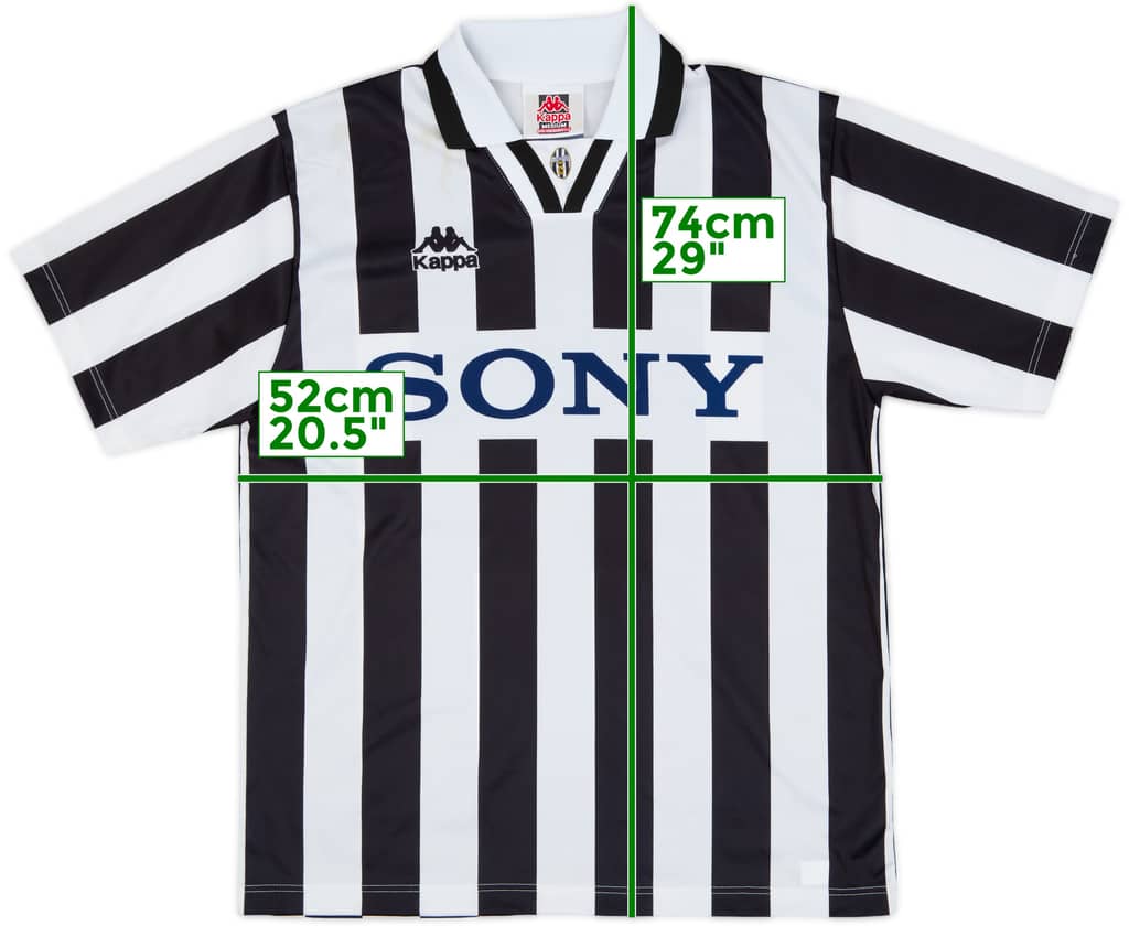 1995-97 Juventus Basic Home Shirt - 8/10 - (M)