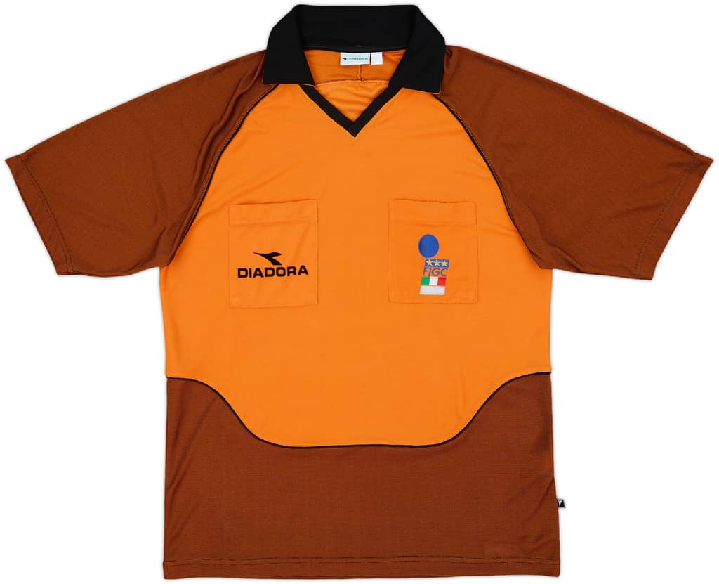 1990s Italy FIGC Diadora Referee Shirt - 10/10 - (L)