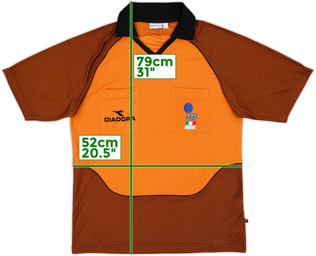 1990s Italy FIGC Diadora Referee Shirt - 10/10 - (L)