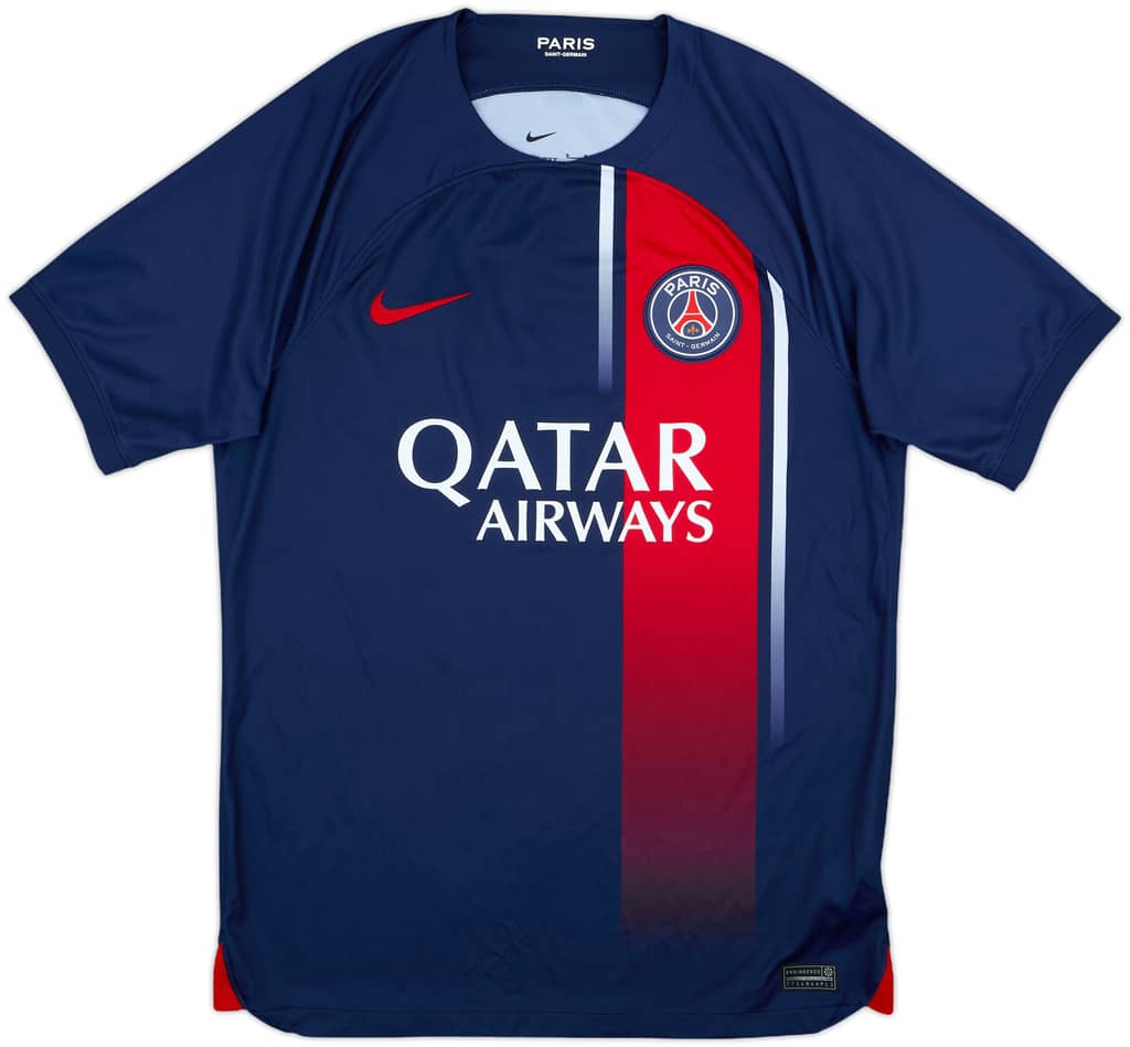 2023-24 Paris Saint-Germain Home Shirt - 8/10 - (M)