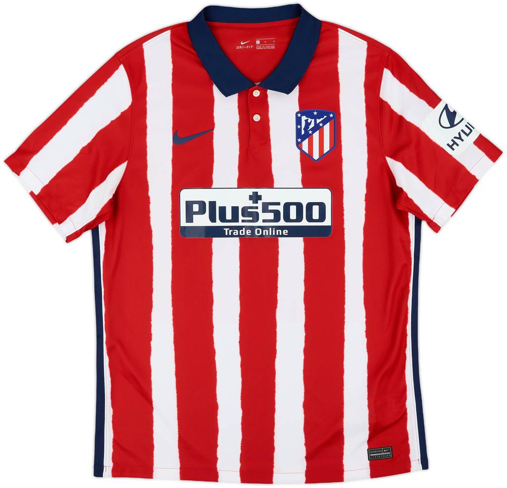 2020-21 Atletico Madrid Home Shirt - 9/10 - (L)