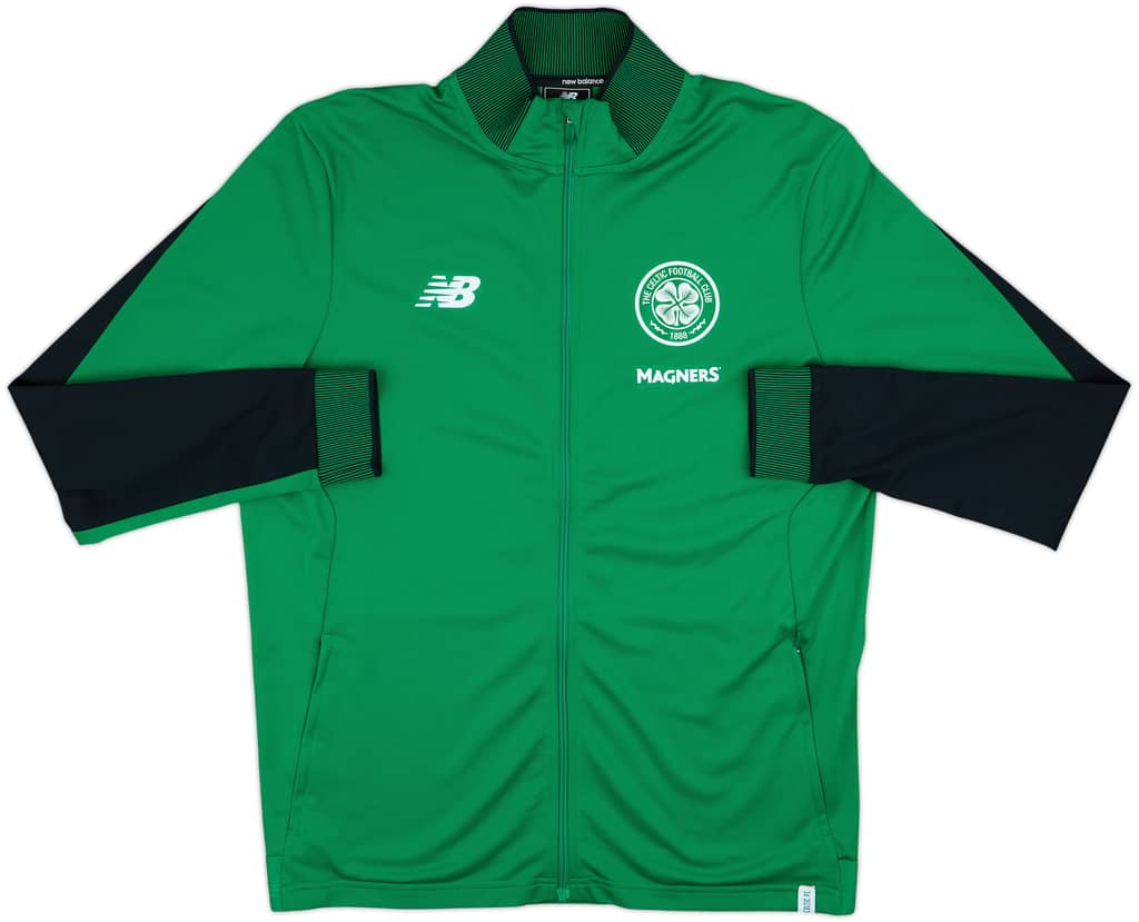 2017-18 Celtic New Balance Track Jacket - 8/10 - (XL)