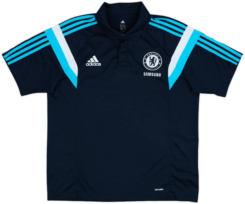 2014-15 Chelsea adidas Polo Shirt - 9/10 - (XL)