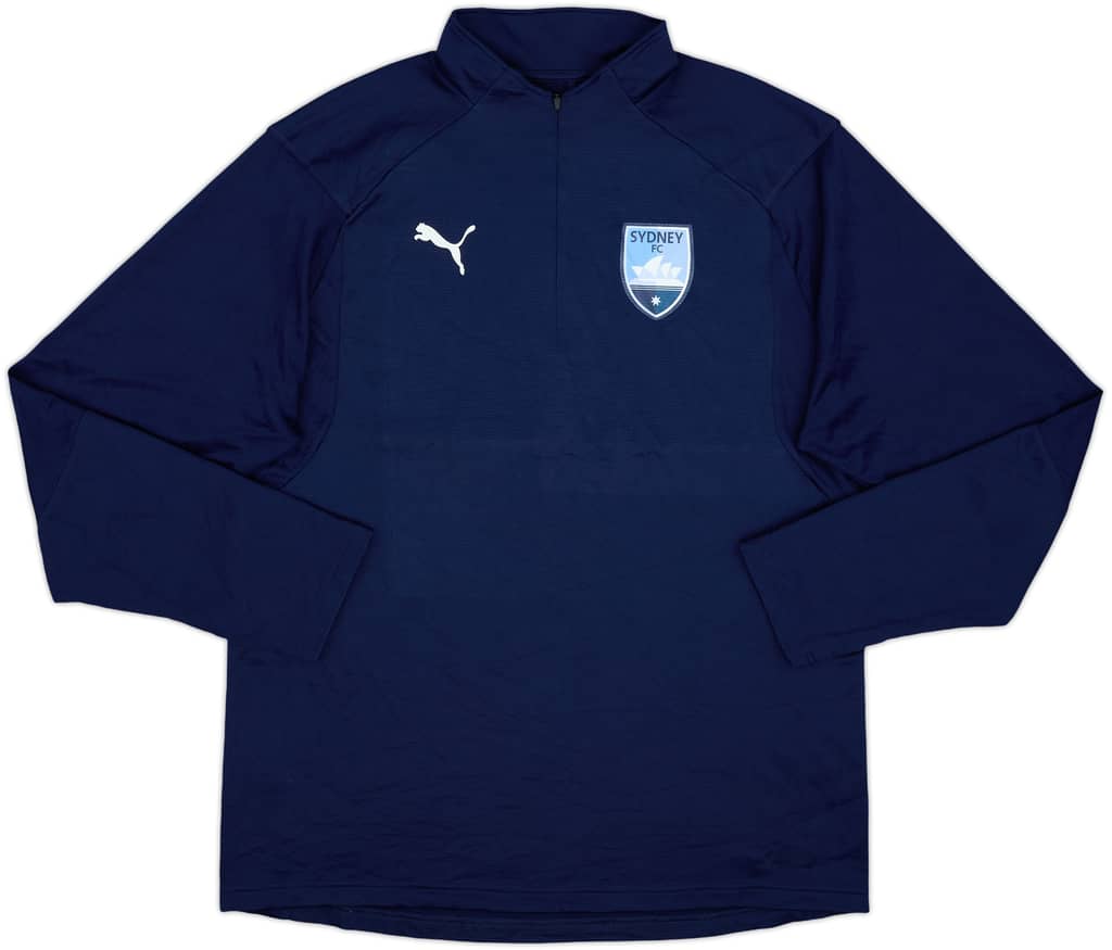 2017-18 Sydney FC Puma 1/4 Zip Drill Top - 10/10 - (XL)