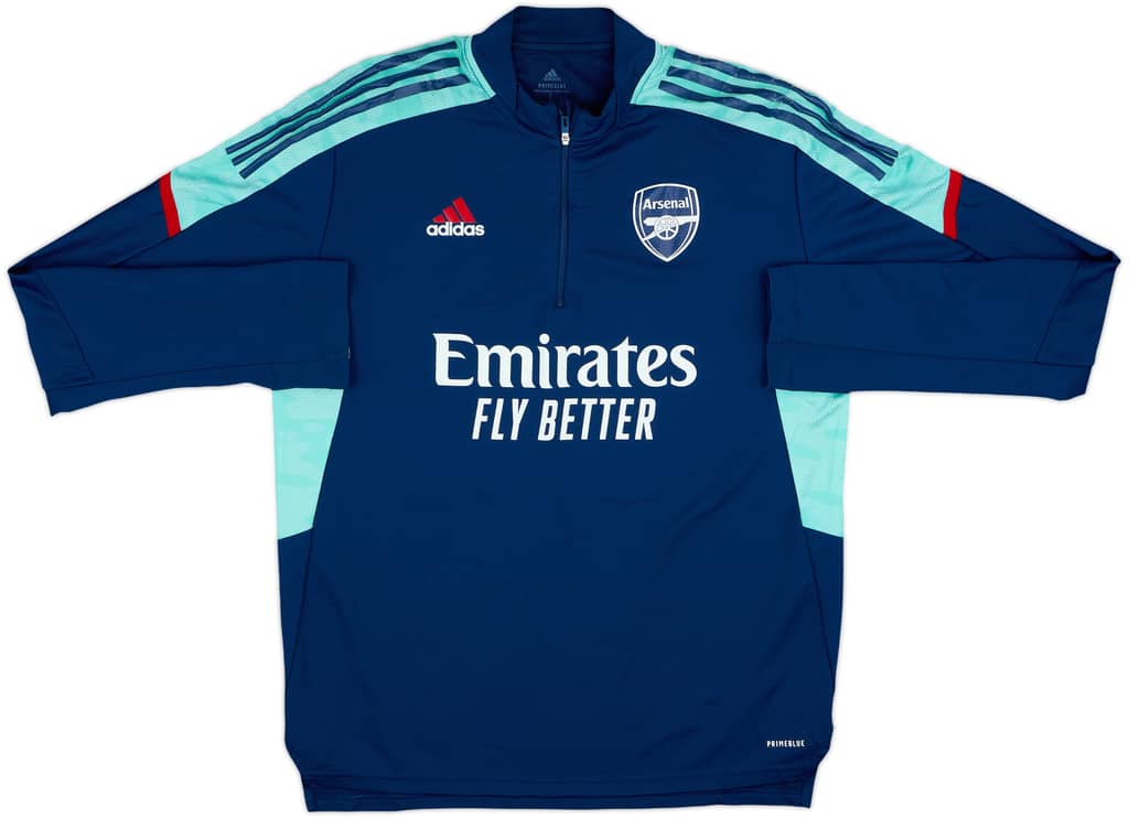 2021-22 Arsenal adidas 1/4 Zip Training Top - 6/10 - (L)