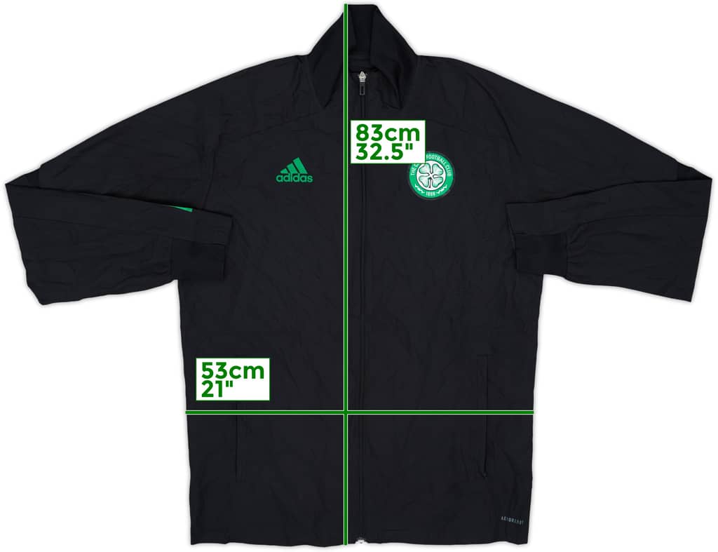2020-21 Celtic adidas Track Jacket - 8/10 - (M)