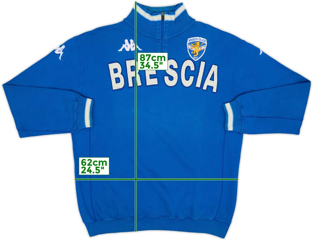 2004-05 Brescia Kappa 1/4 Zip Sweat Top - 8/10 - (XXL)
