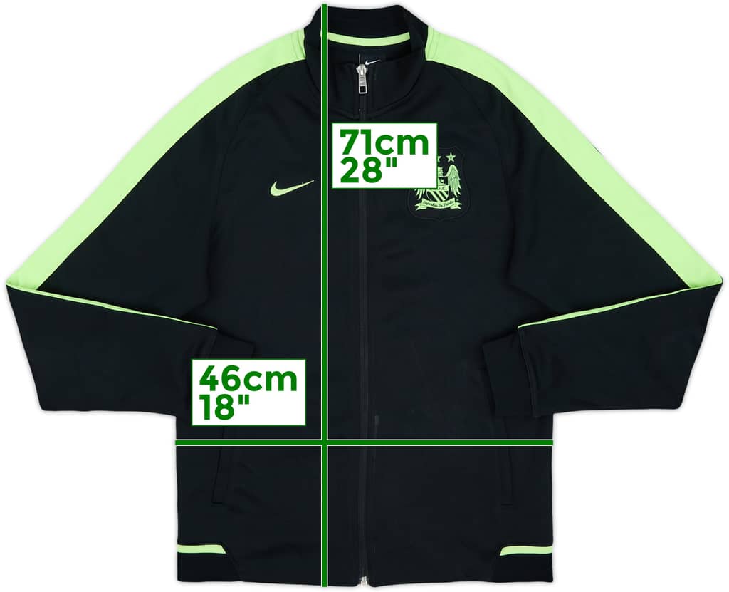 2015-16 Manchester City Nike Track Jacket - 7/10 - (S)