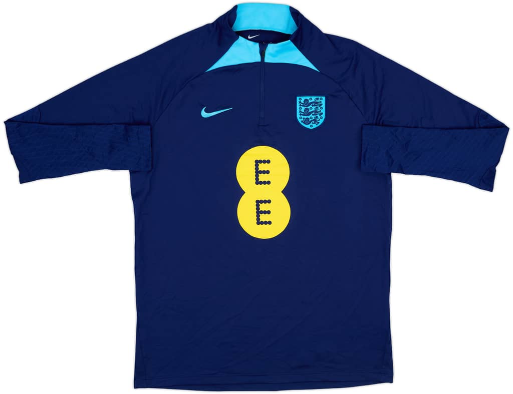 2022-23 England Nike 1/4 Zip Drill Top - 10/10 - (L)