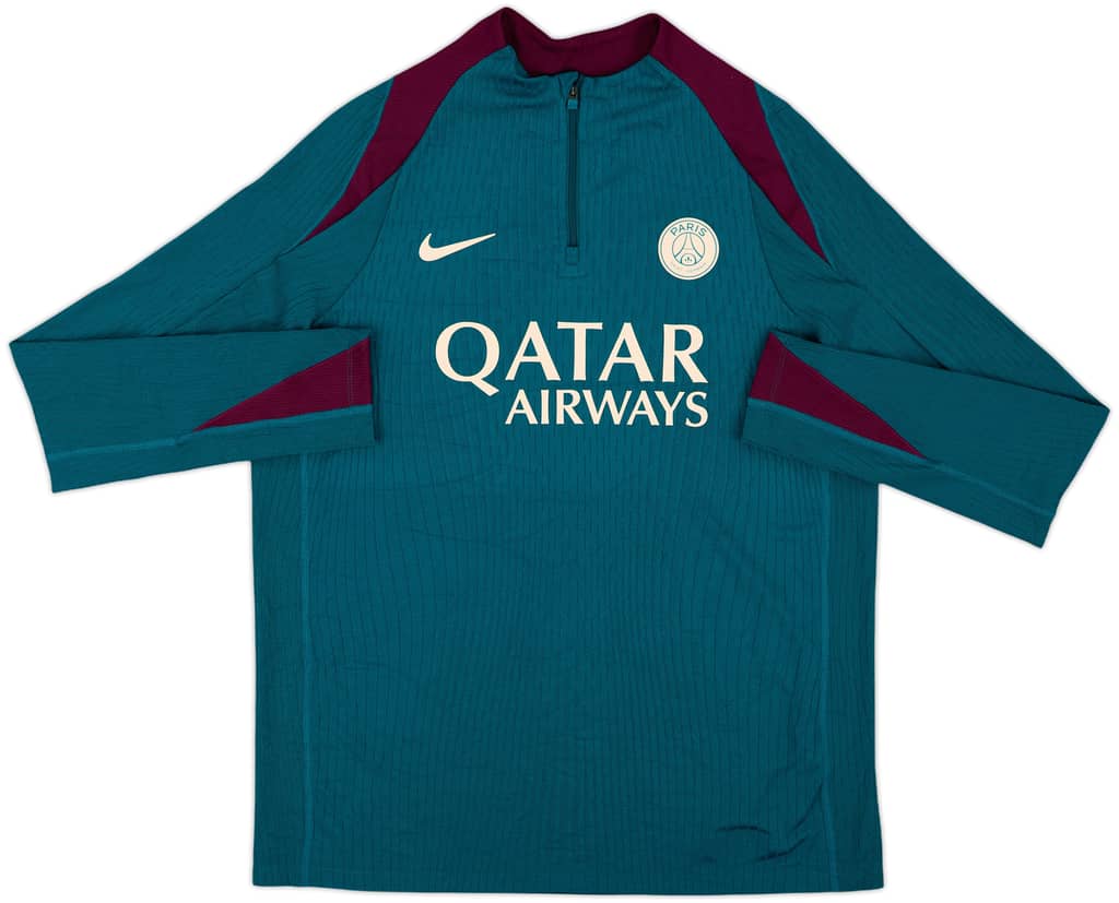 2024-25 Paris Saint-Germain Nike Dri-Fit ADV 1/4 Zip Drill Top - 10/10 - (L)