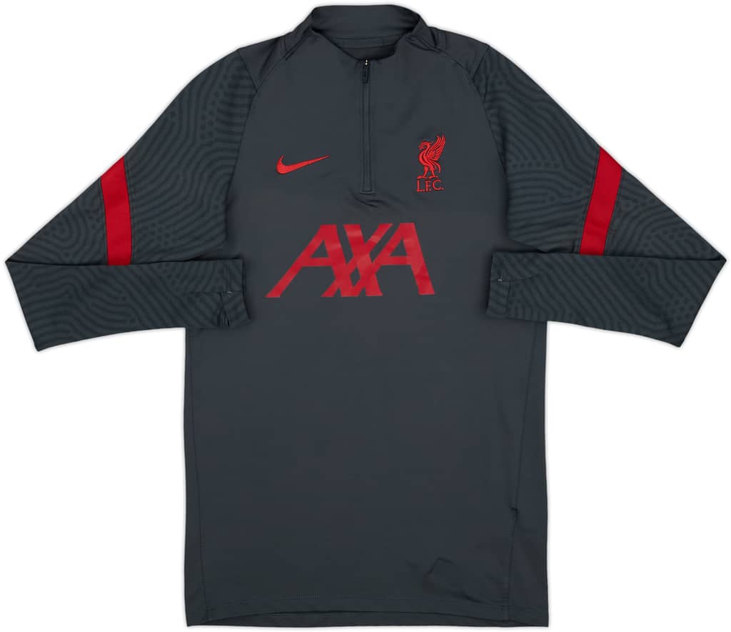 2020-21 Liverpool Nike 1/4 Zip Drill Top - 7/10 - (S)