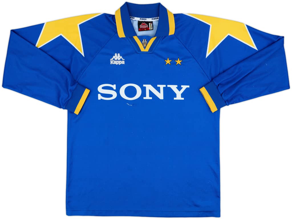 1995-96 Juventus Away L/S Shirt - 6/10 - (L)