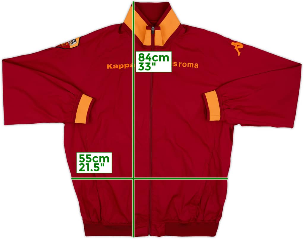 2008-09 Roma Kappa Track Jacket - 8/10 - (XXL)