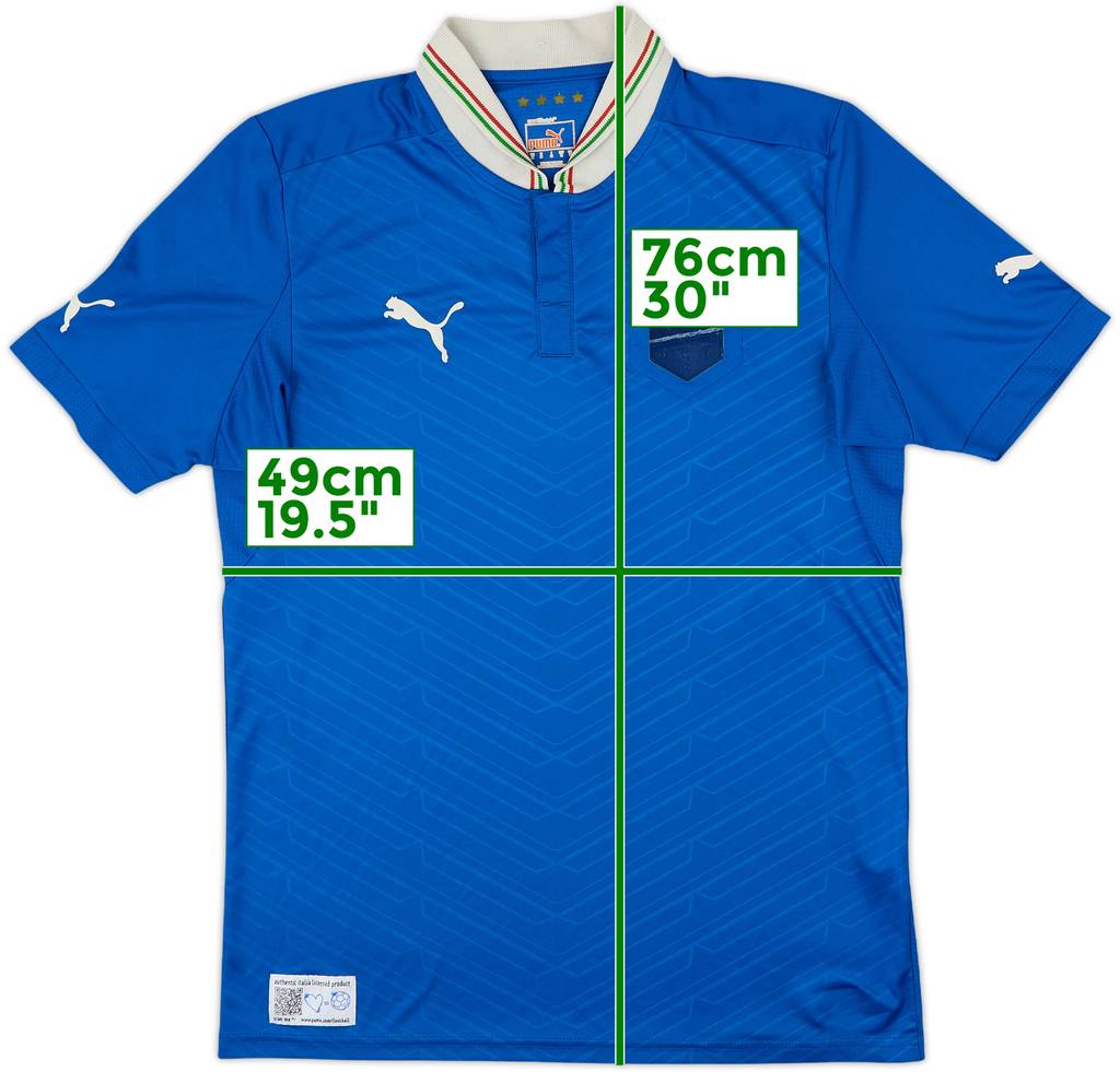 2012-13 Italy Home Shirt - 3/10 - (M)