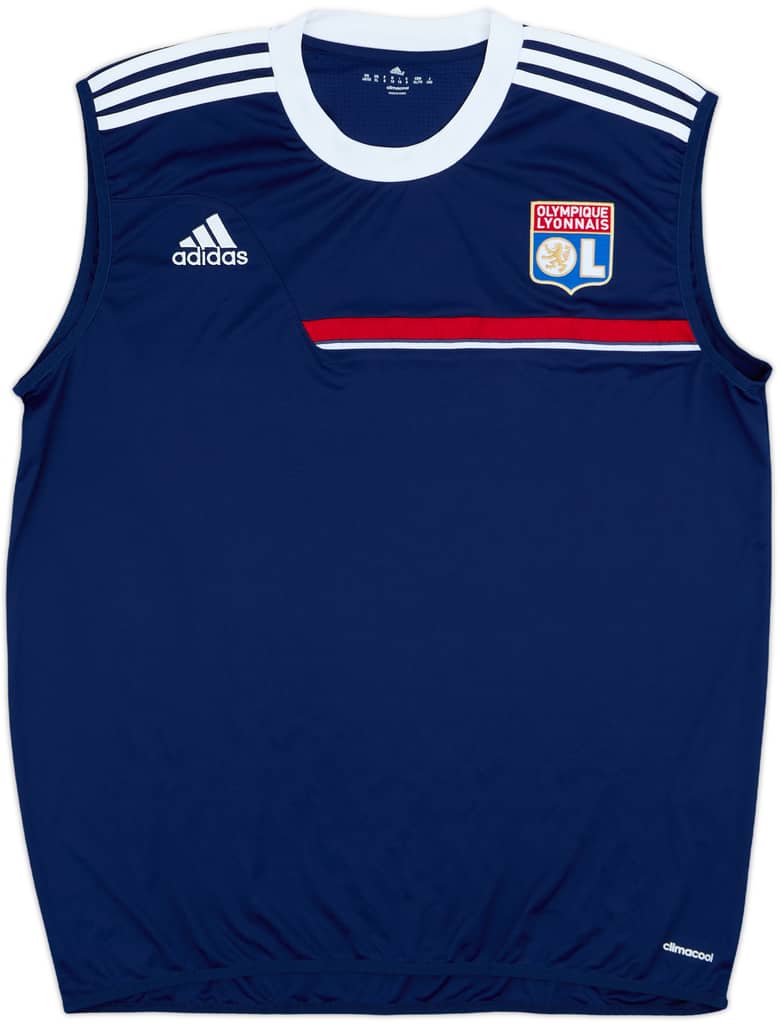 2013-14 Lyon adidas Training Vest - 9/10 - (XXL)