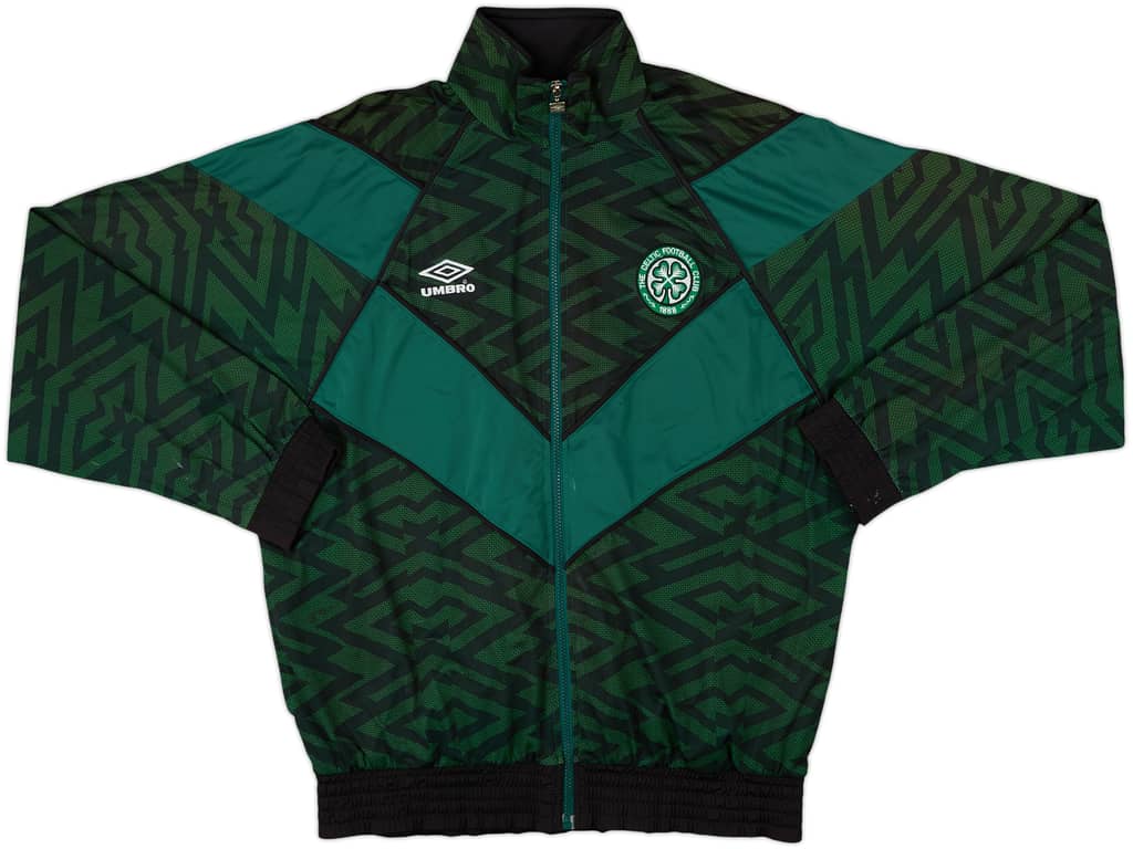 1995-96 Celtic Umbro Track Jacket - 7/10 - (L)